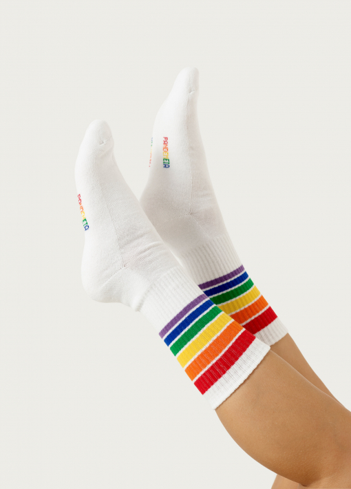 Stripes Socks - White