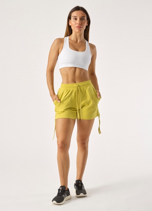 Shorts with Side Drawstring